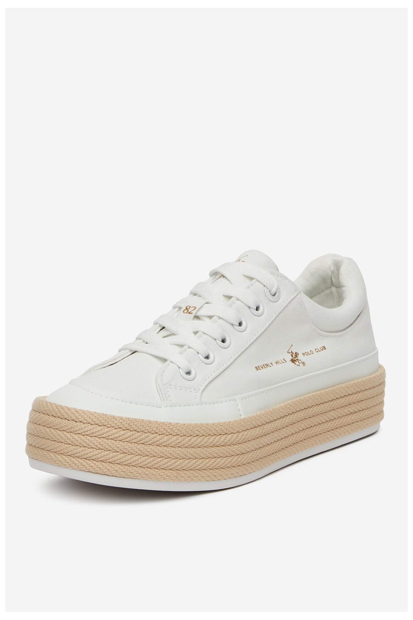 Espadryle Beverly Hills Polo Club CEO-WSS21536-01 Biały