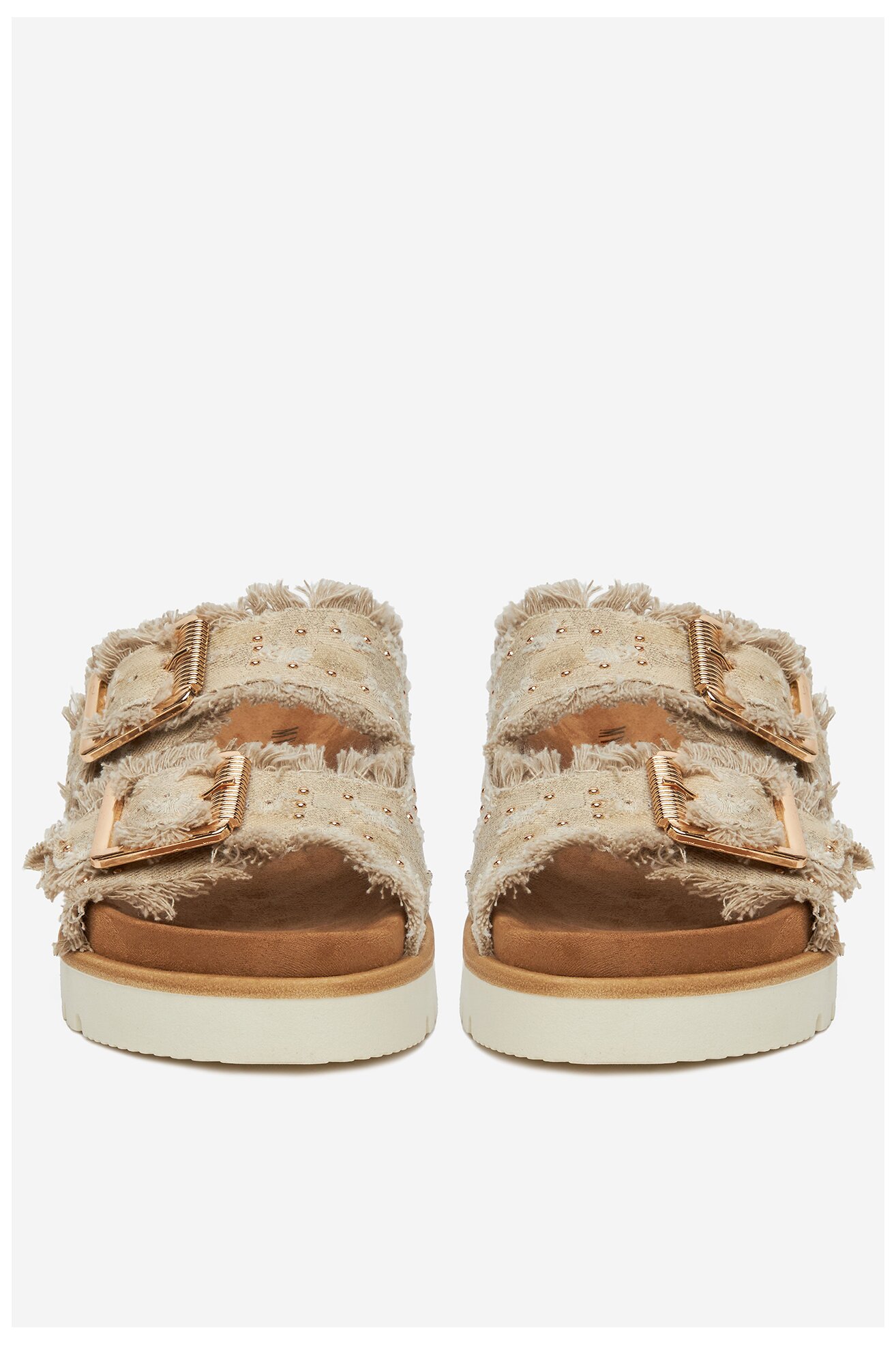 Klapki Mustang 1461-708 Beżowy