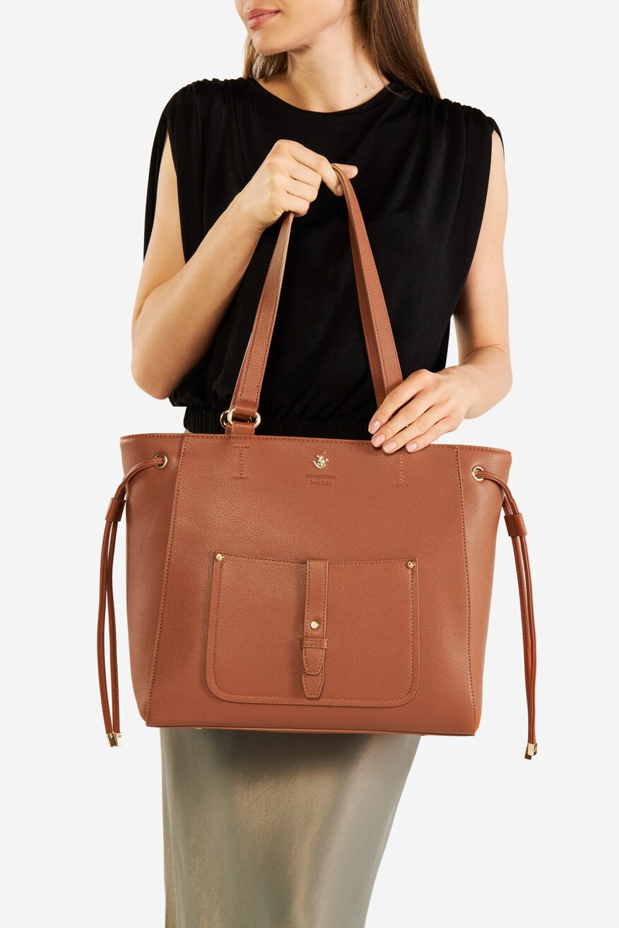 
                Дамска чанта Beverly Hills Polo Club КАМЕЛ - 5903419784590