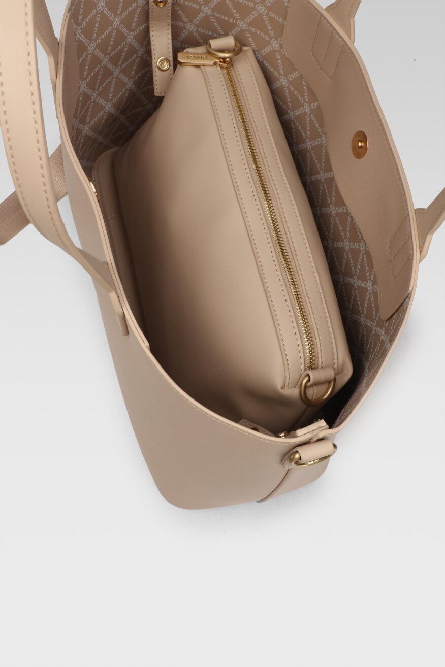 
                Quazi - Torebka pastelowa beżowa - 5903698667126