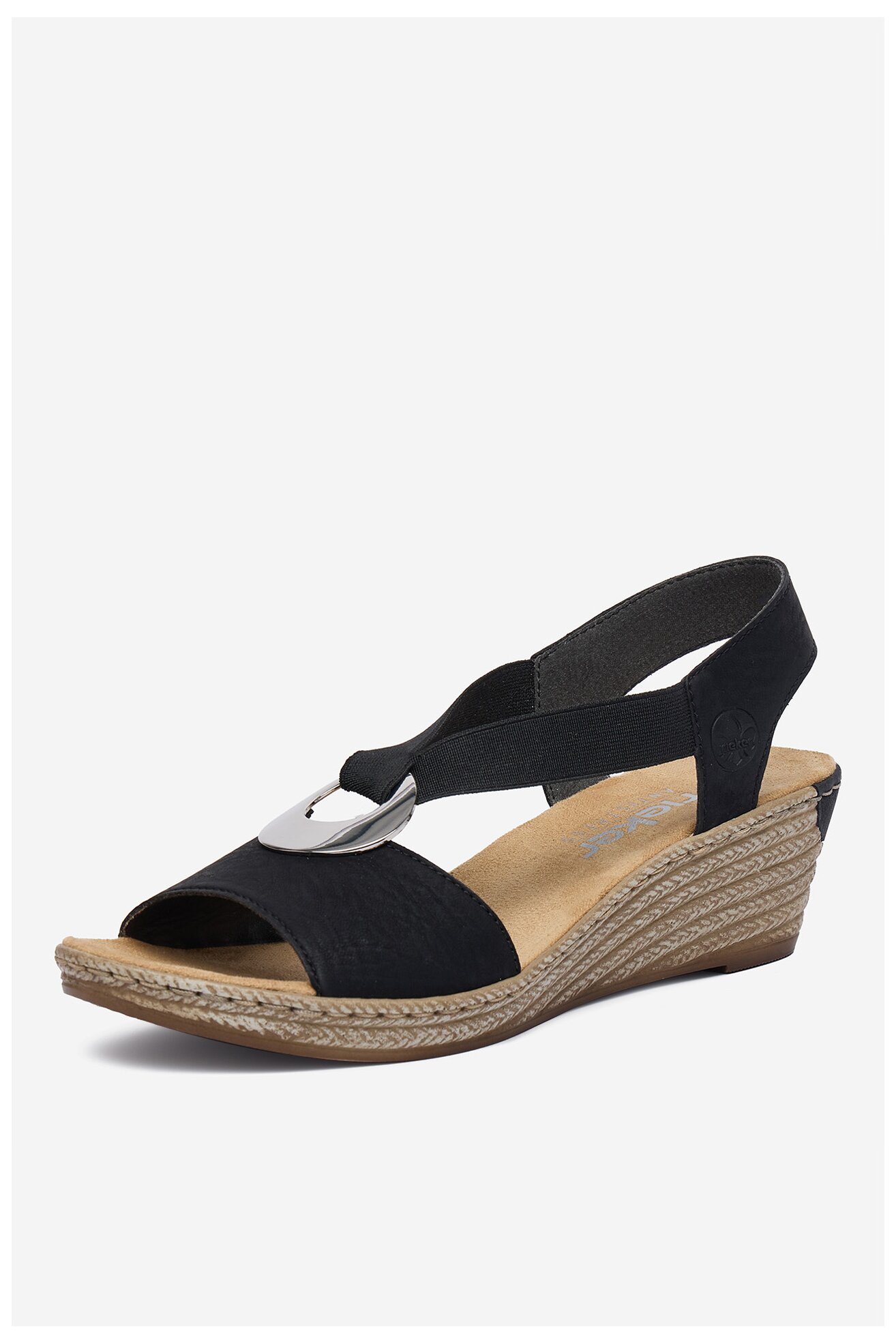 Sandały Rieker CEO-624H6-00 Czarny