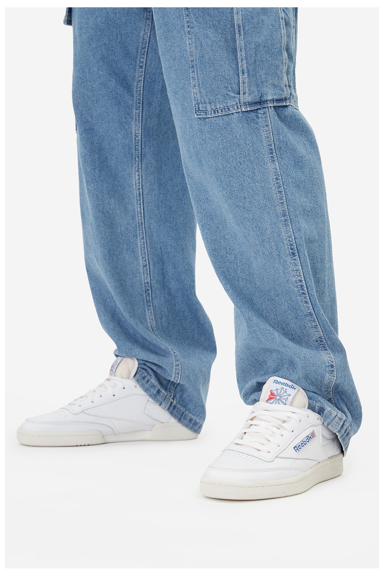 Obuwie sportowe Reebok EO-CLUB C 85 VINTAGE 100007875 Biały