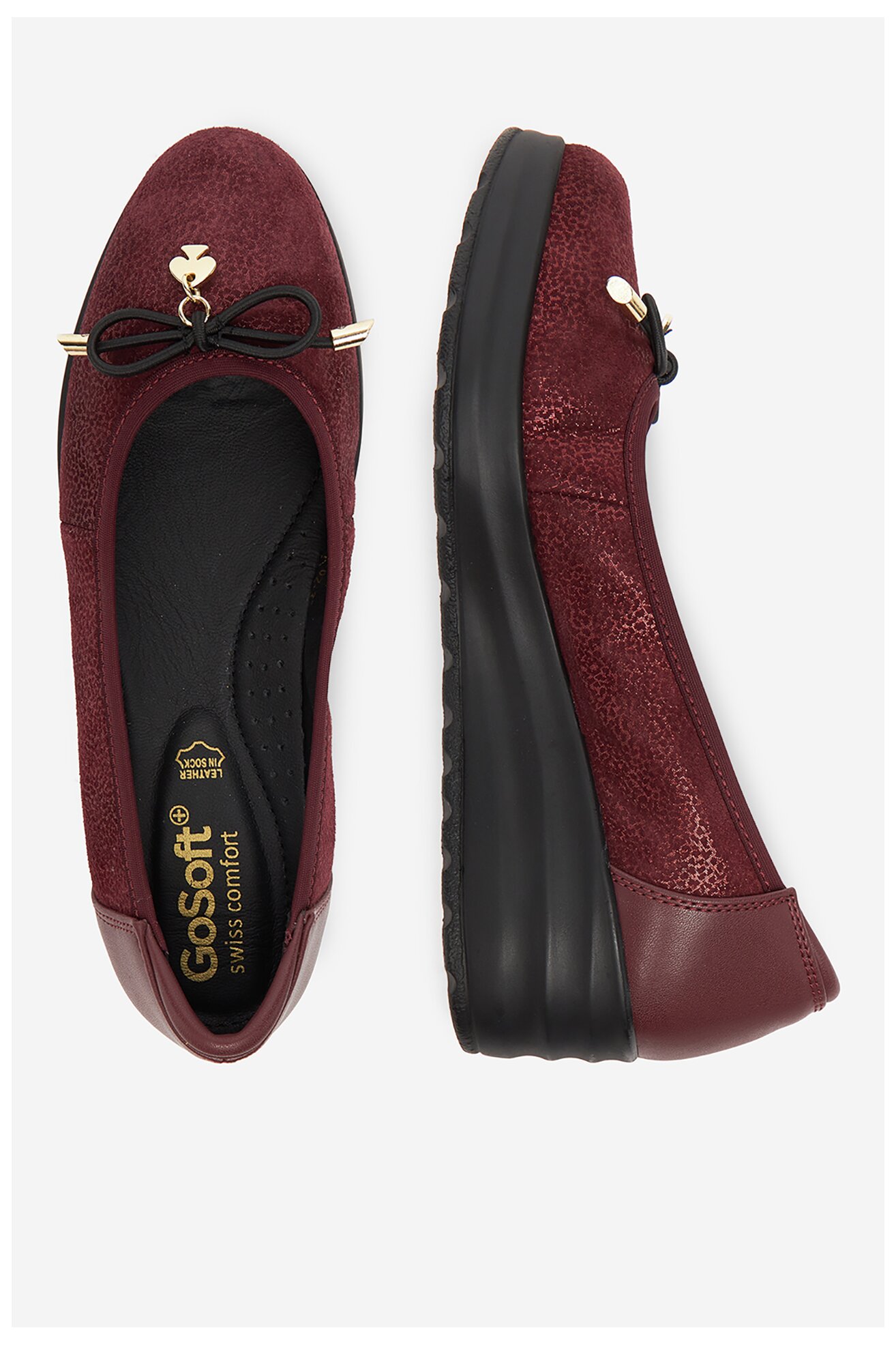 Baleriny Go Soft CEO-WI16-3243-02 BORDÓ