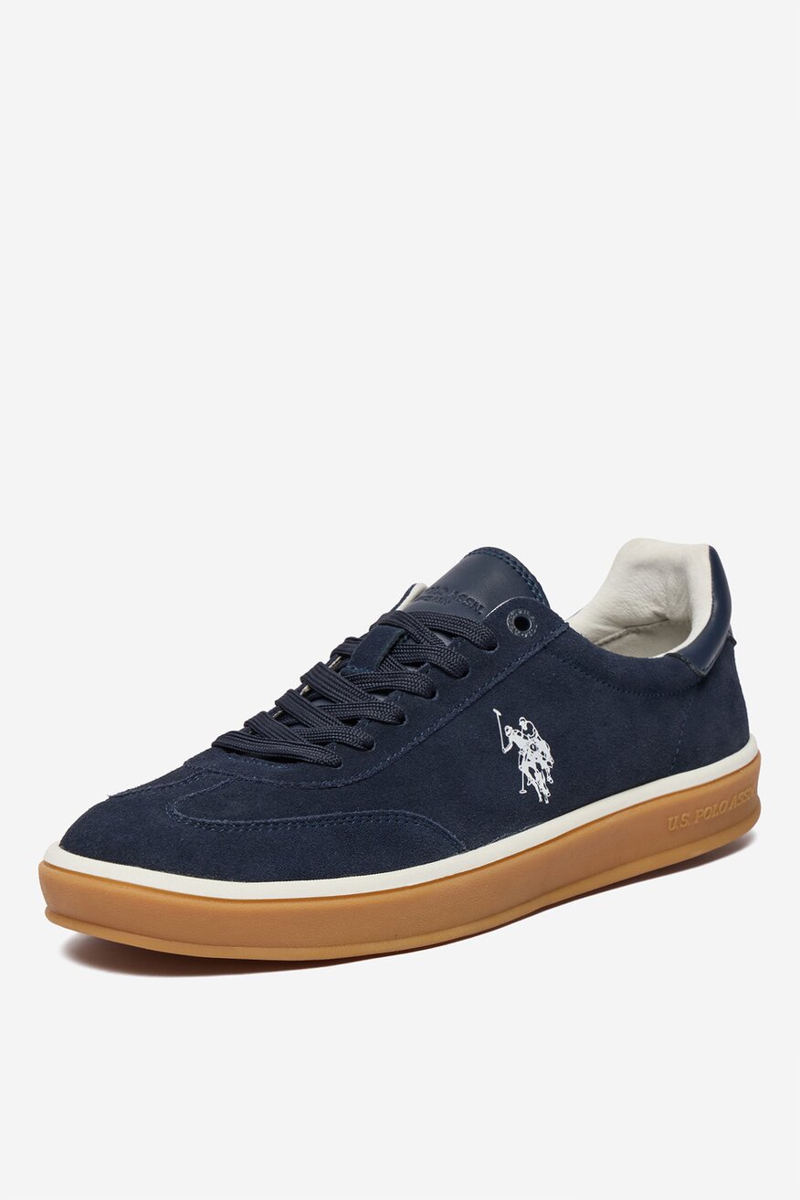 U.S. POLO ASSN. - Sneakersy skórzane - 5906751957240