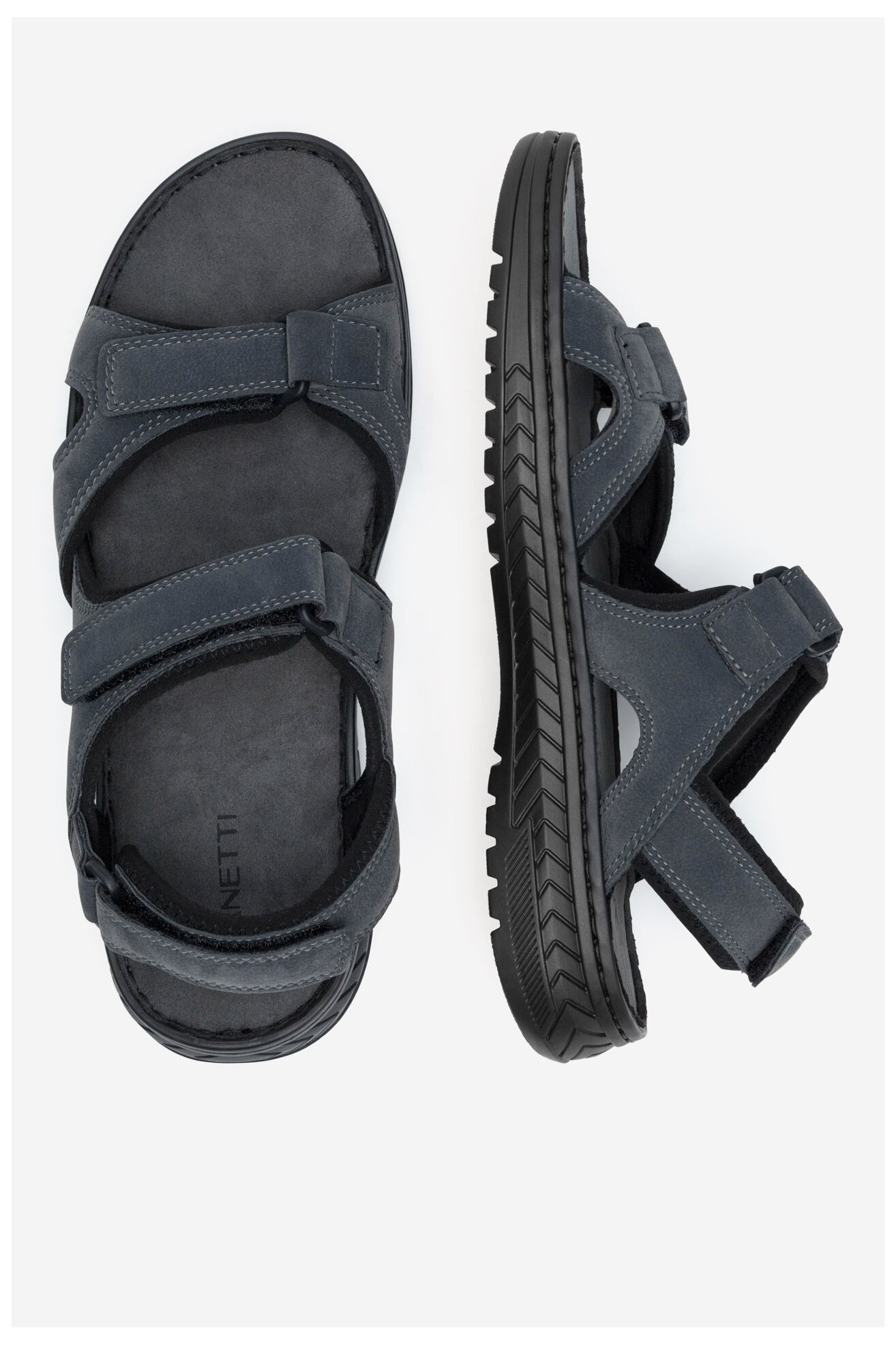 Sandały Lanetti TEREK-02 MBS Szary