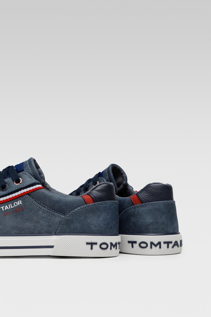 
                Tom Tailor - Półbuty niebieskie sznurowane - 5904248543839