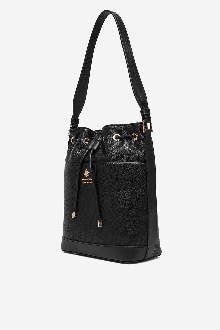 
                Дамска чанта Beverly Hills Polo Club ЧЕРЕН - 5906751598290