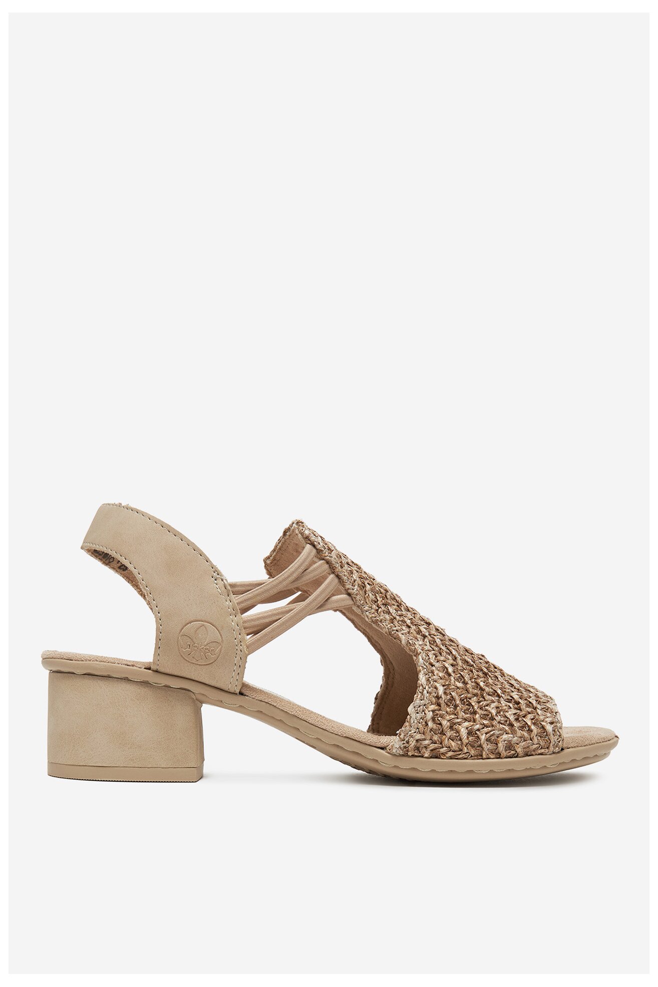 Sandały Rieker 64962-60 Beżowy ciemny