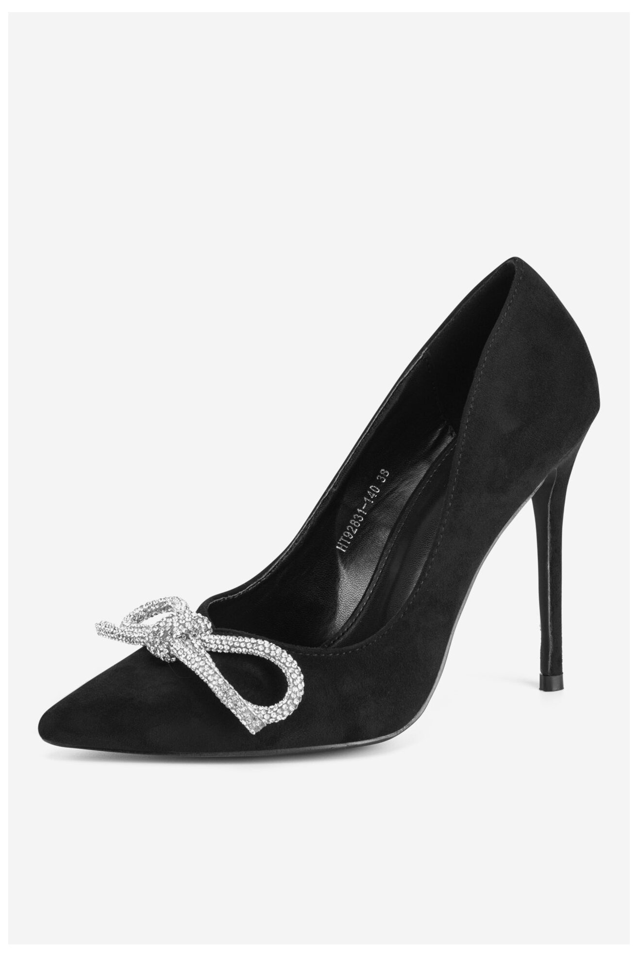 Pantofi cu toc DeeZee HT92831-140 NEGRU