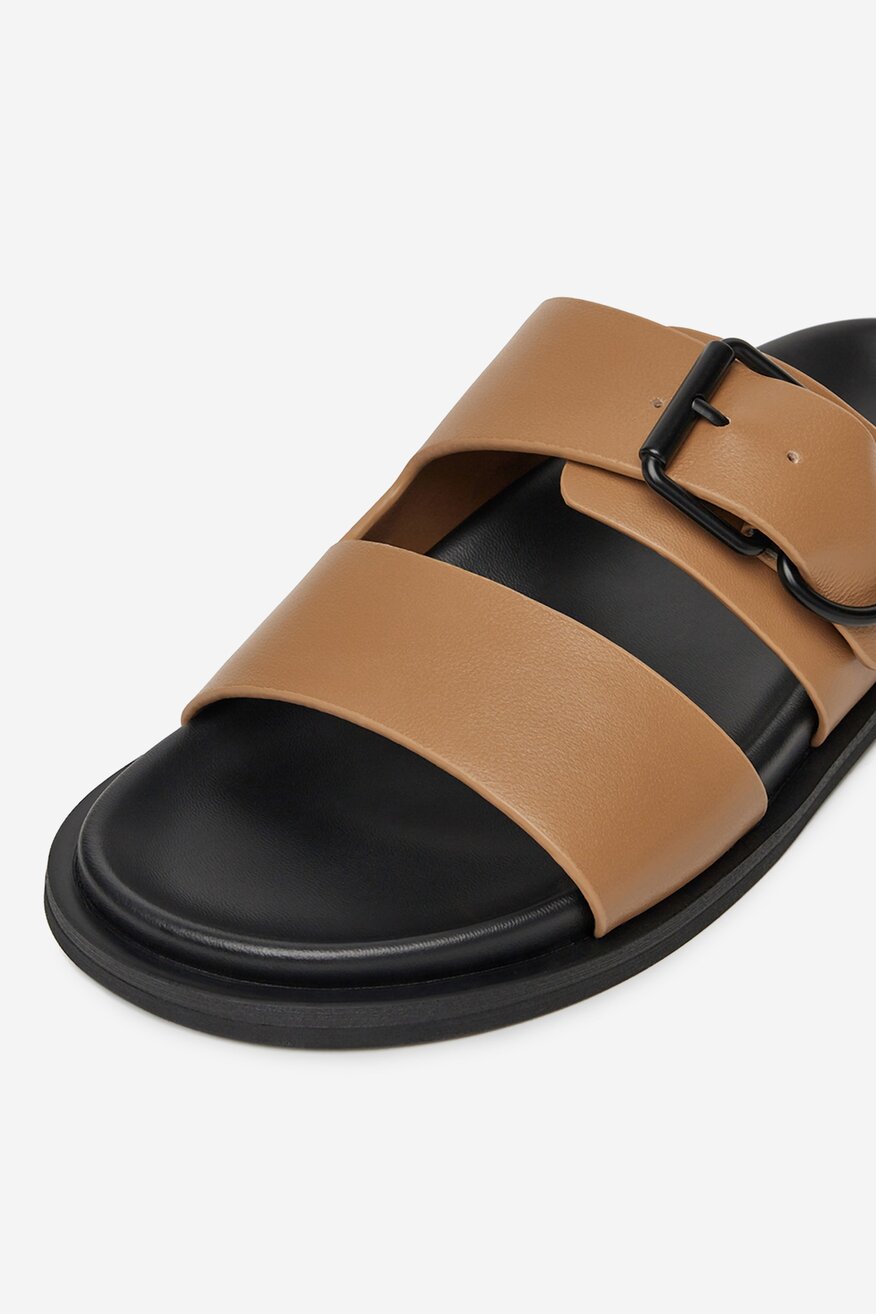 Джапанки Badura ТЪМНОБЕЖОВ - 5903698181417