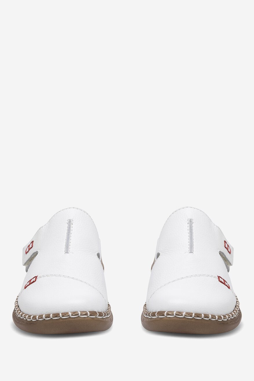 Rieker - Skórzane klapki - 2230056268439