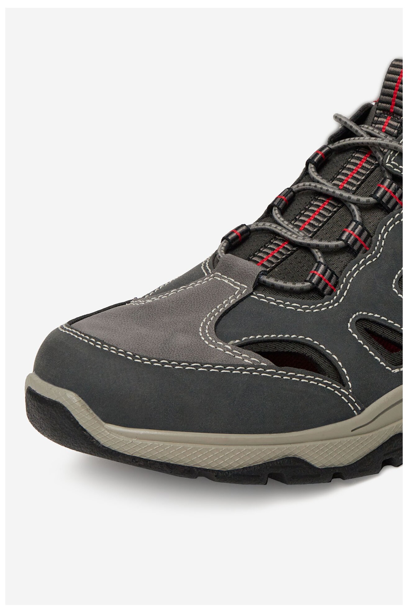 Półbuty Rieker B8366-45 Szary