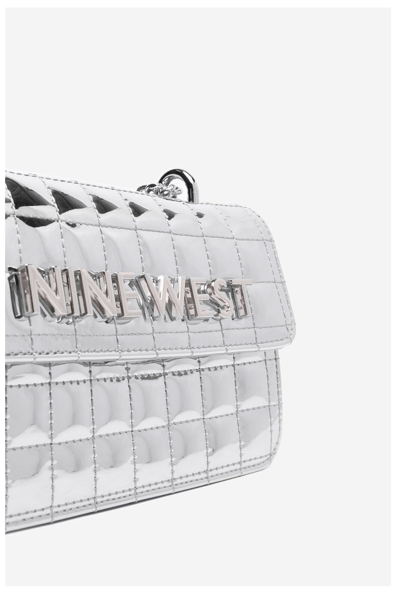 Geantă de mână NINE WEST EO-GLAMERCY-GRACE-LX10060 ARGINTIU