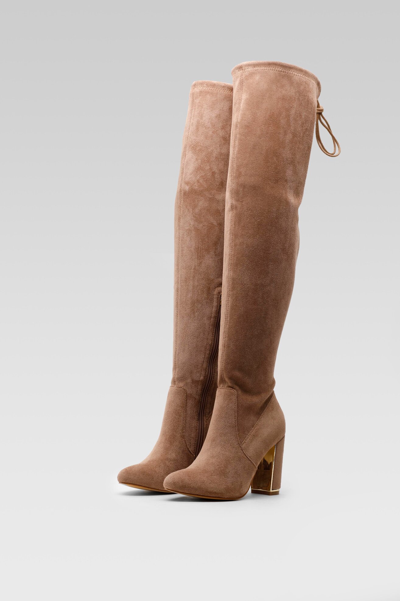 Kozaki DeeZee WYL2037-1 Beżowy