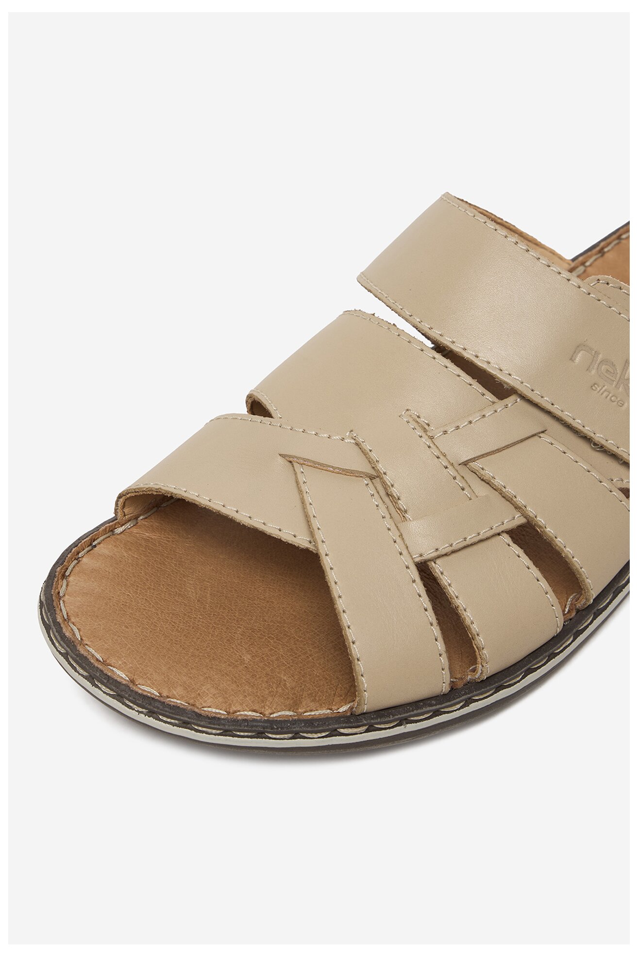 Klapki Rieker CEO-21073-60 Beżowy