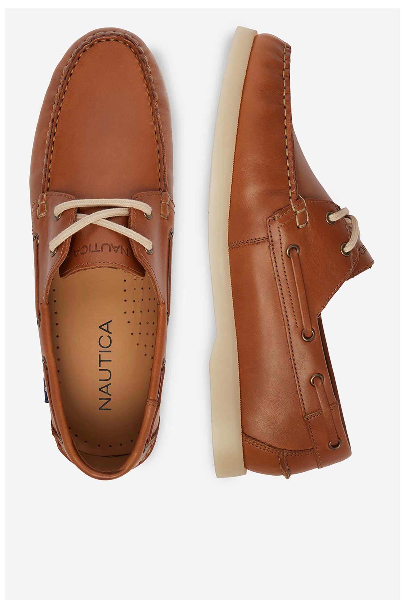 Półbuty NAUTICA CEO-COMO-01 MI08 Koniakowy