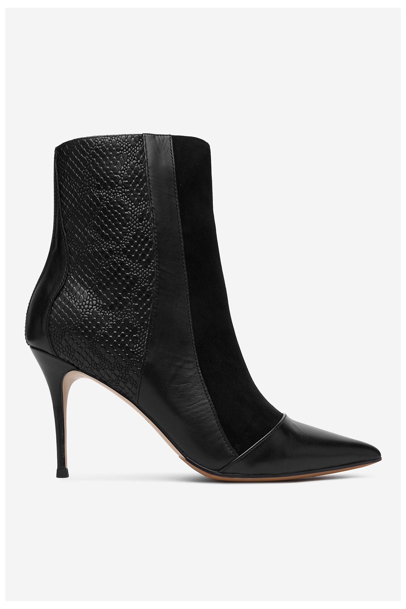 Ботильйони EVA MINGE EO-DELLA-GLC9036-5.5-888 ЧОРНИЙ