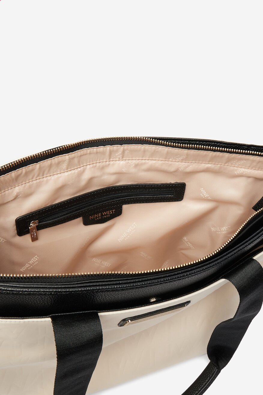 
                Дамска чанта NINE WEST СЛОНОВА КОСТ - 5906751677889