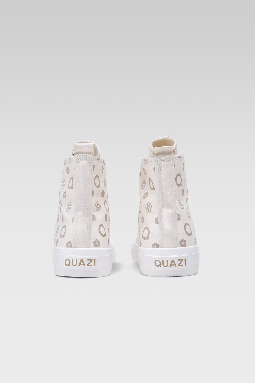 
                Quazi - Trampki pastelowe białe - 5904248579494