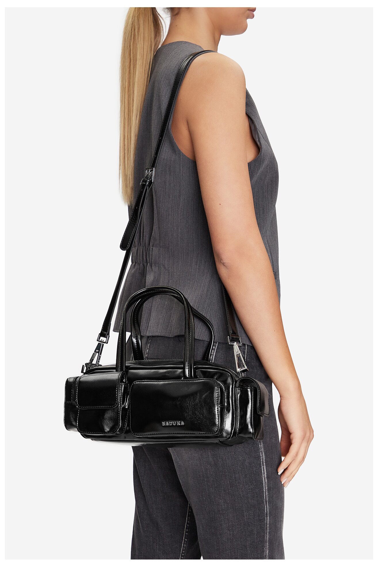 Geantă de mână Badura WEN-32 NEGRU