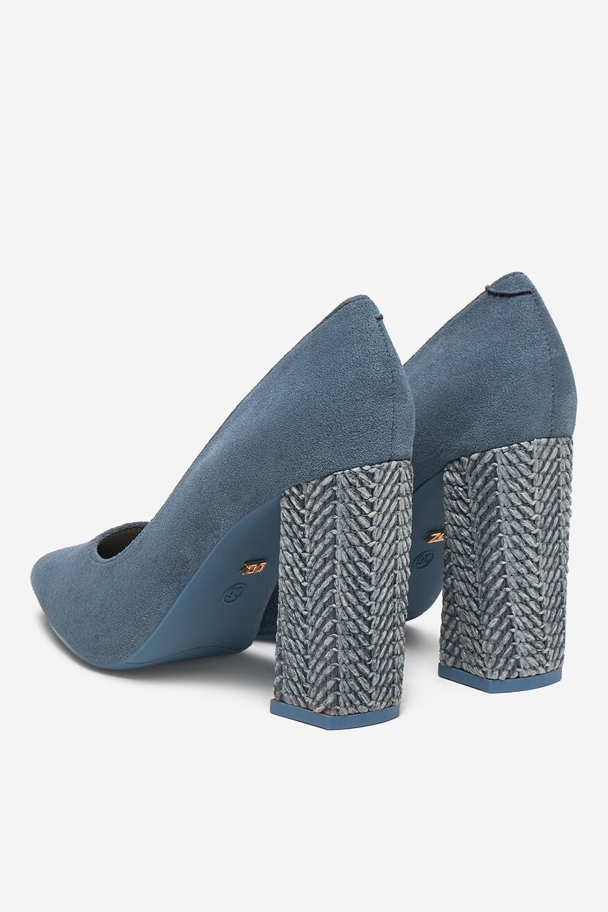 Pantofi cu toc DeeZee ALBASTRU - 5906751107959