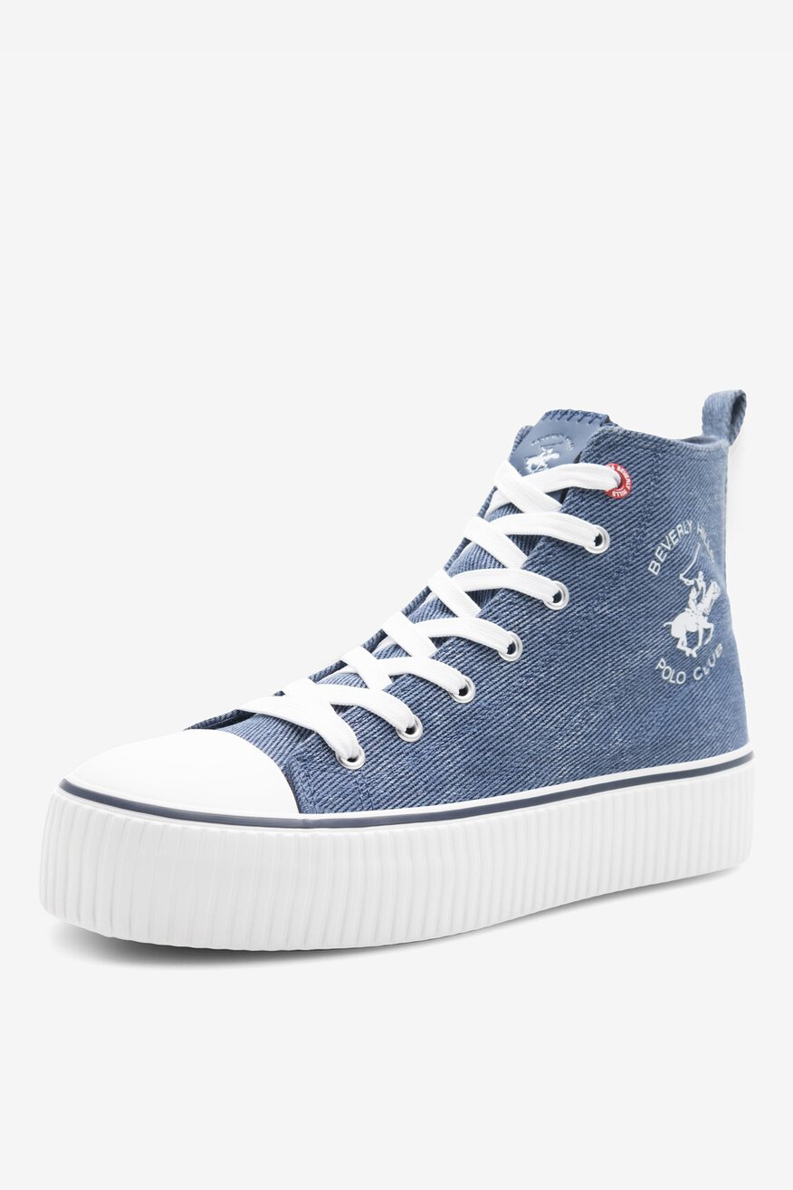 Pantofi pânză Beverly Hills Polo Club ALBASTRU - 5905588125310