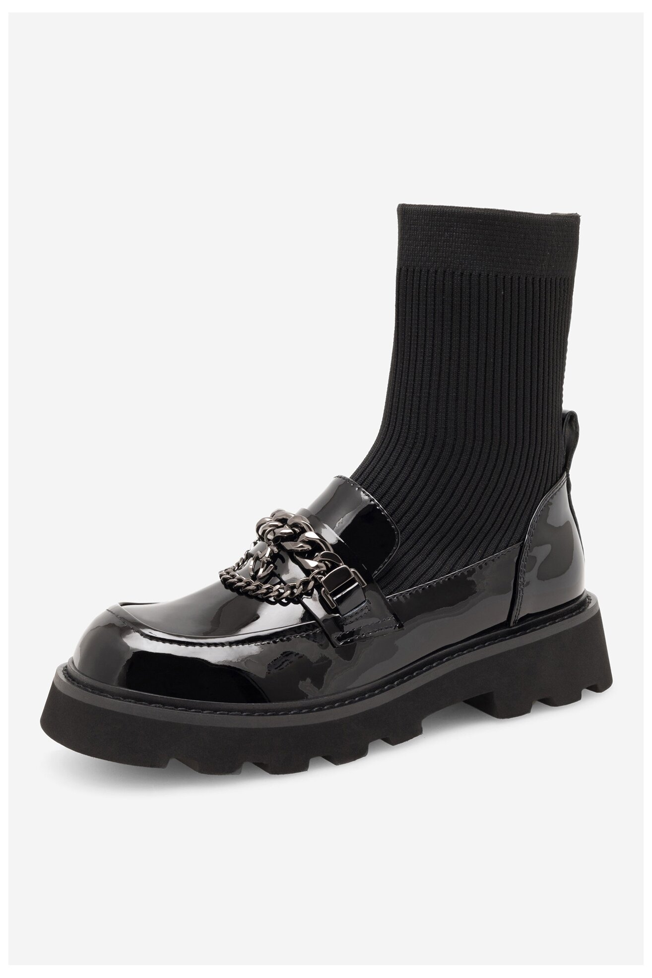 Botki EVA MINGE BACAU-V1063-119-1 Czarny