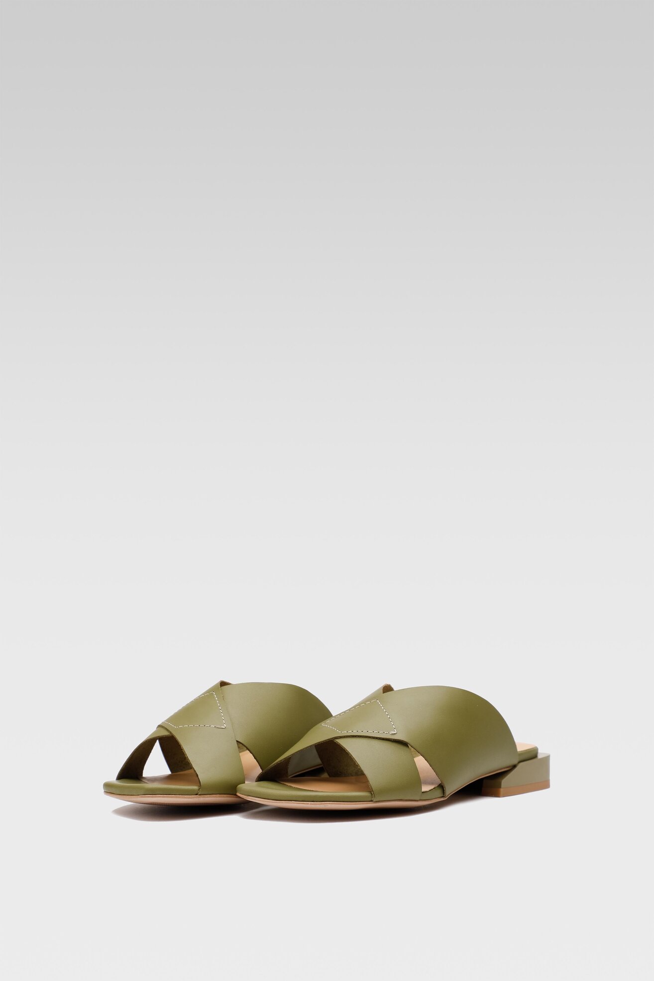 Klapki Gino Rossi 17100 Khaki