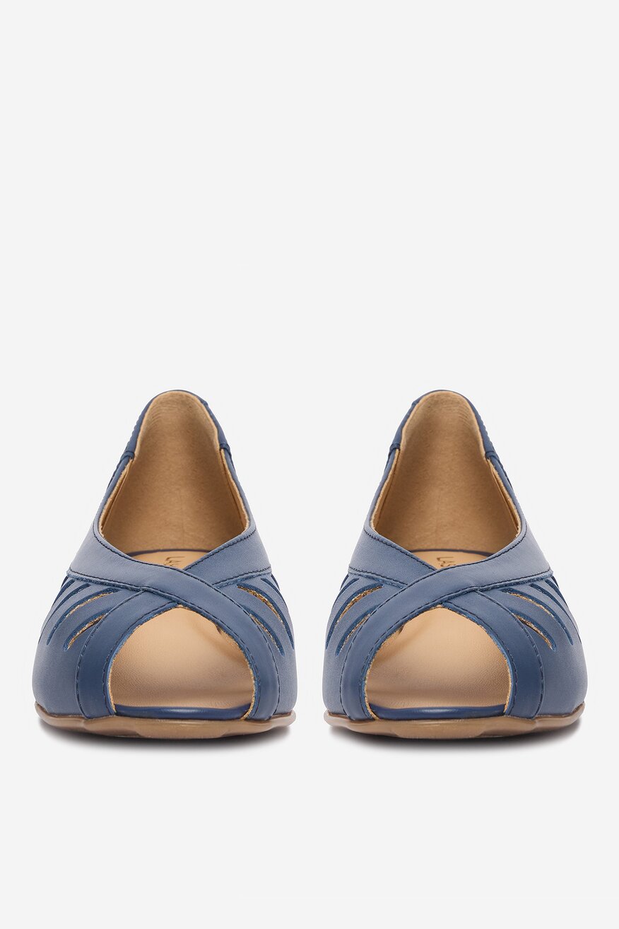 
                Lasocki - Baleriny skórzane - 5906751855843