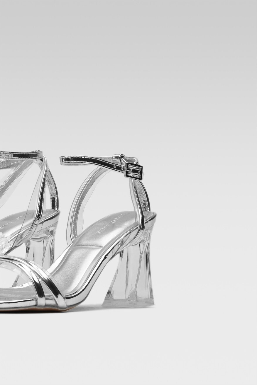 
                Jenny Fairy - Sandały srebrne - 5904862847863