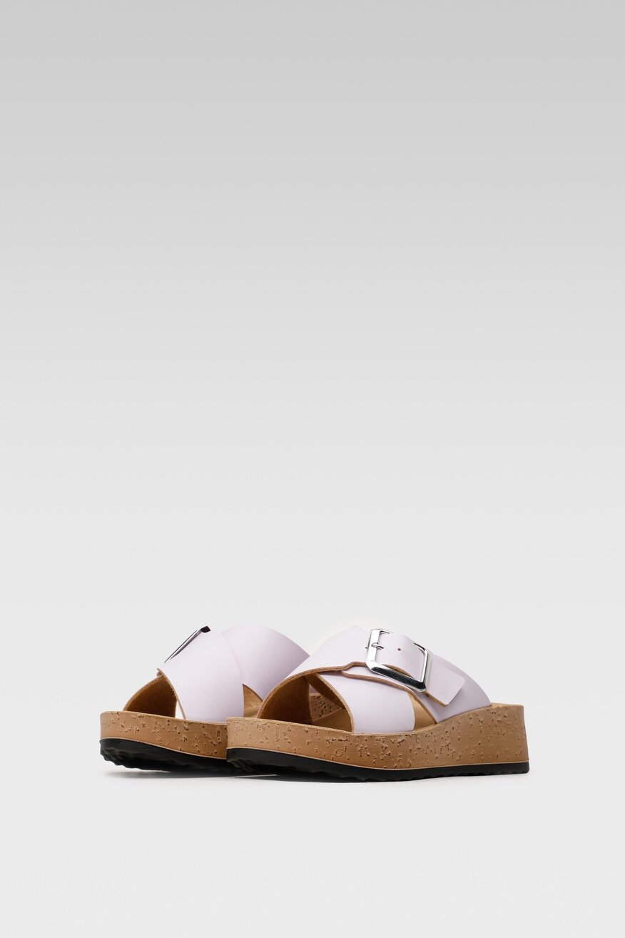 
                Inblu - Klapki pastelowe fioletowe - 5904248622244