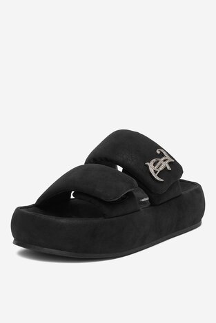Papuče Juicy Couture CEO-WSS21515-06 CRNA