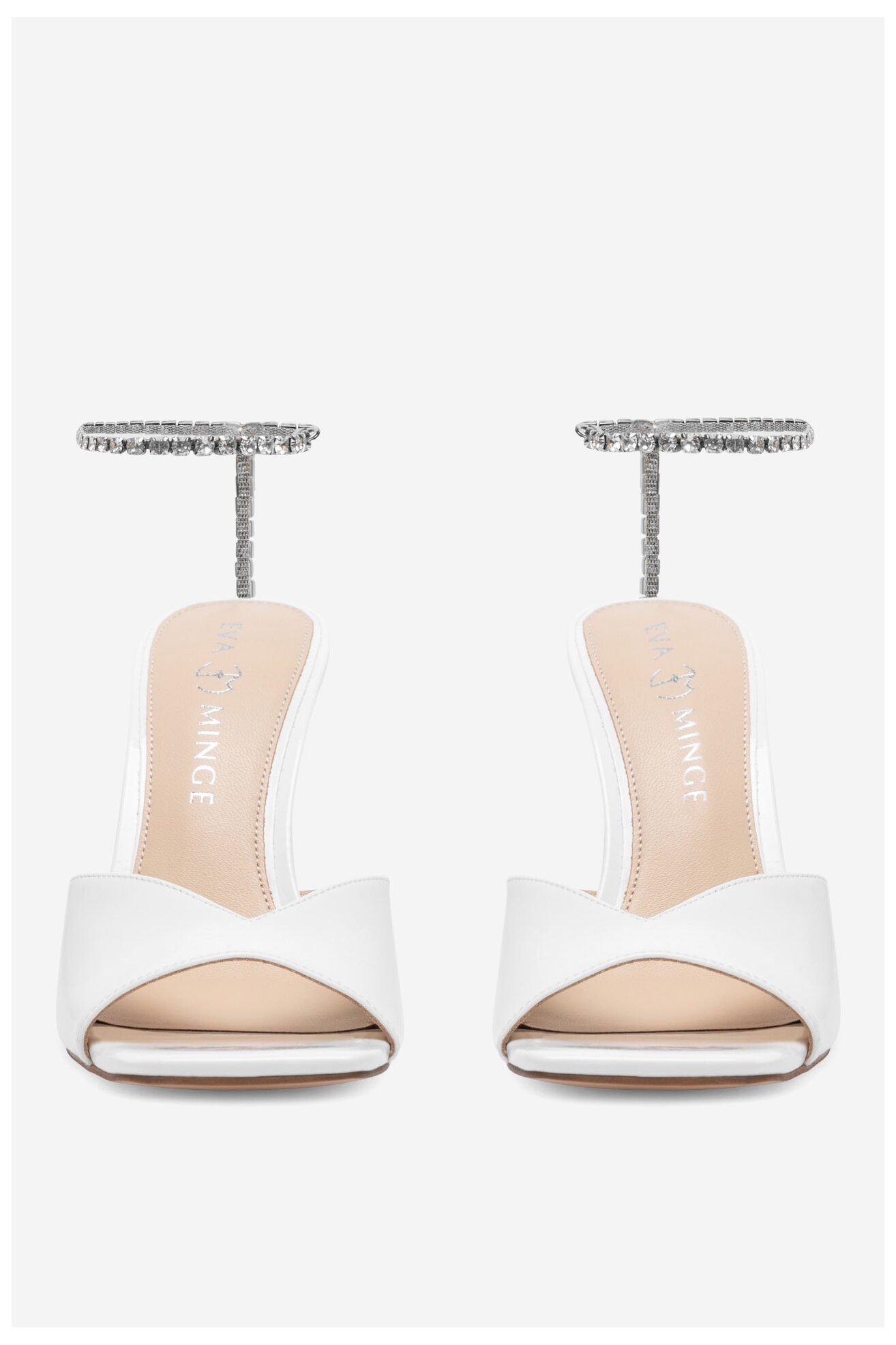 Сандали EVA MINGE STEPHANIE-V1051L-01 БЯЛ