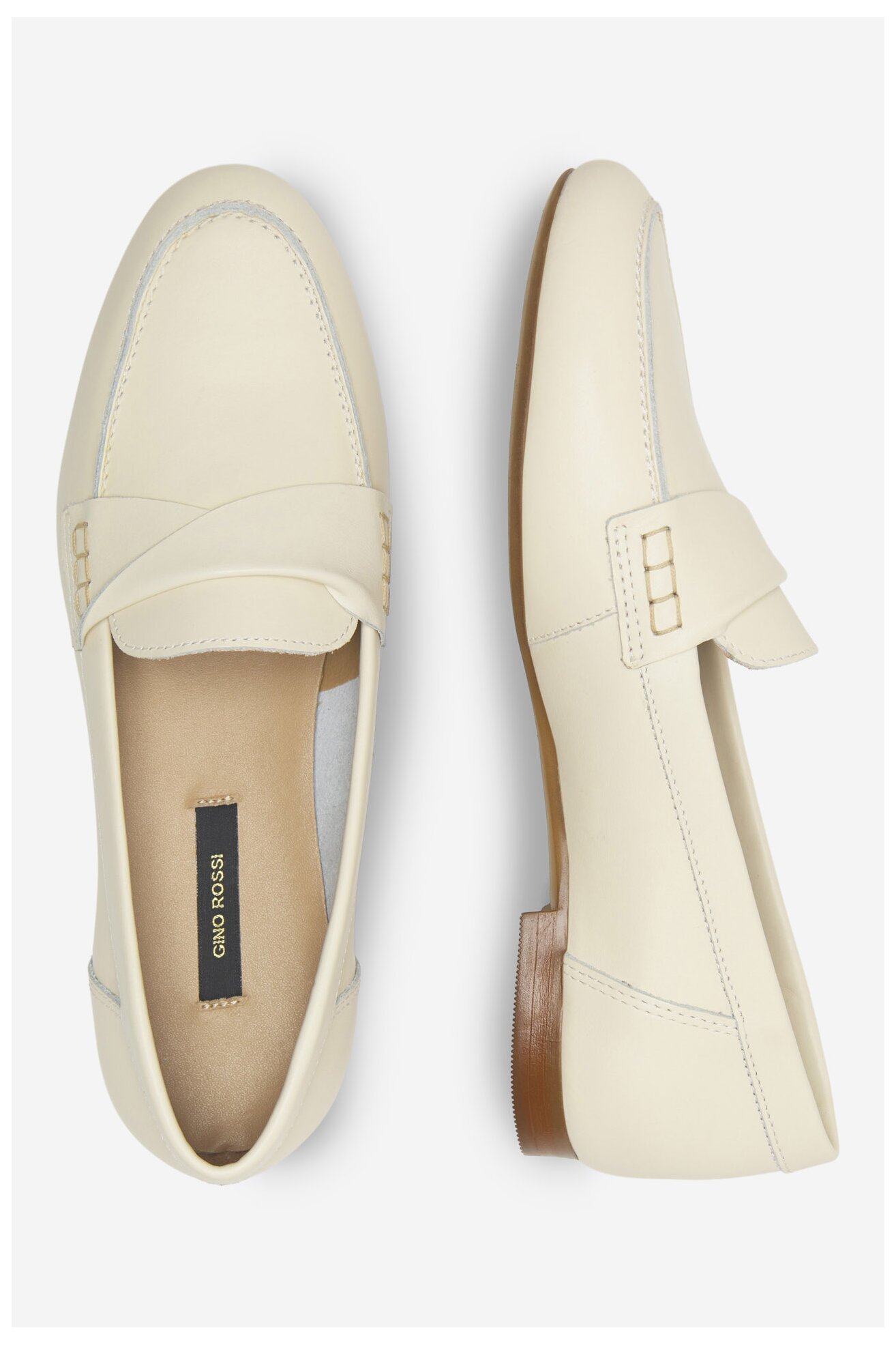 Мокасини Gino Rossi AMBRA-23455NAP СЛОНОВА КОСТ