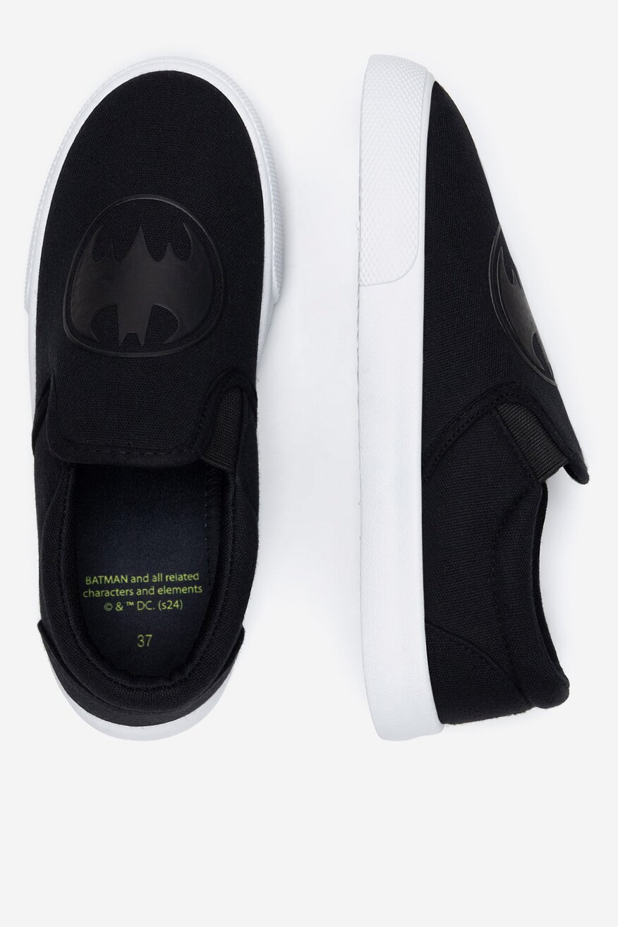 Plátěná obuv Batman ČERNÁ - 5905588751182