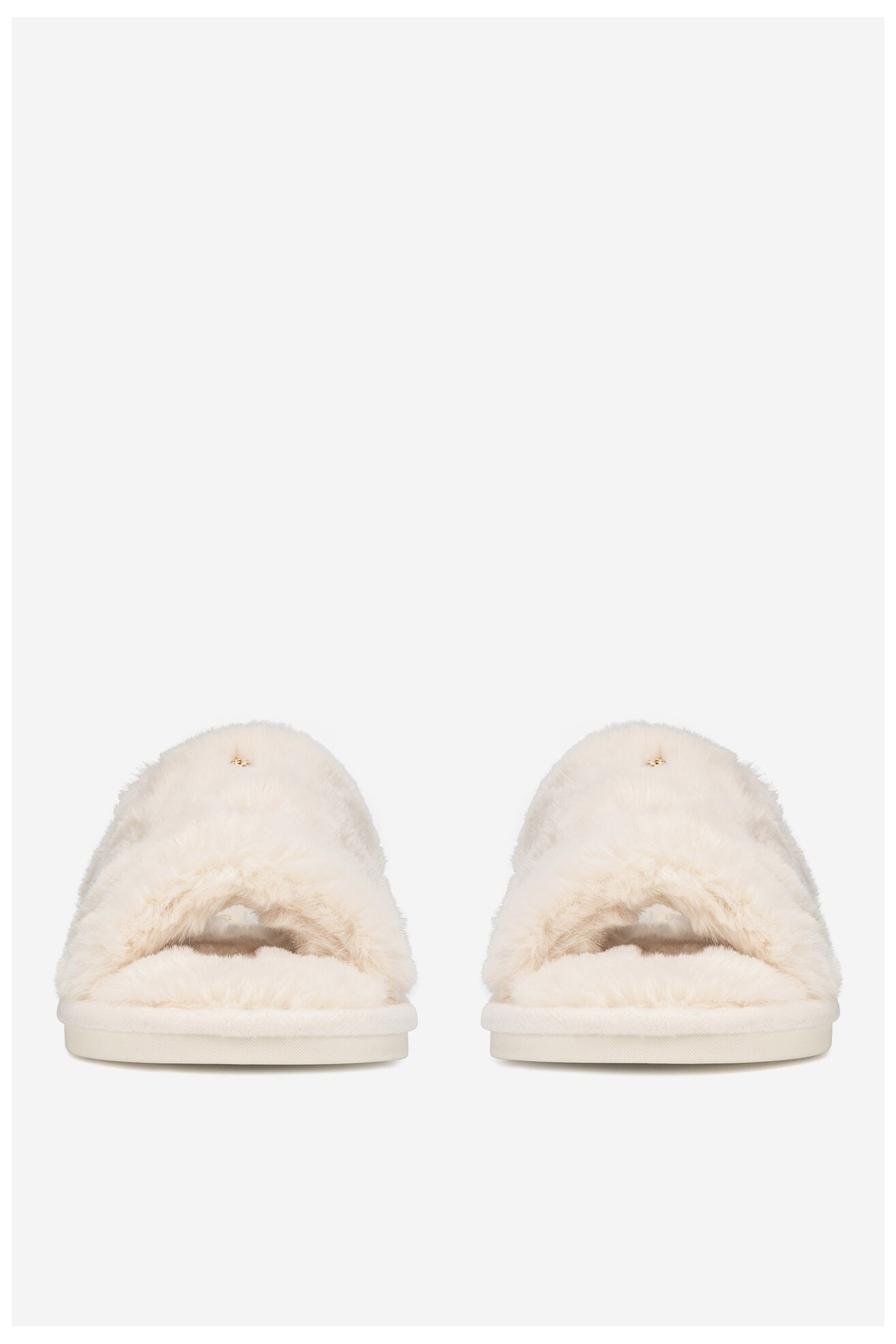 Kapcie Home&Relax P3131521 Kremowy