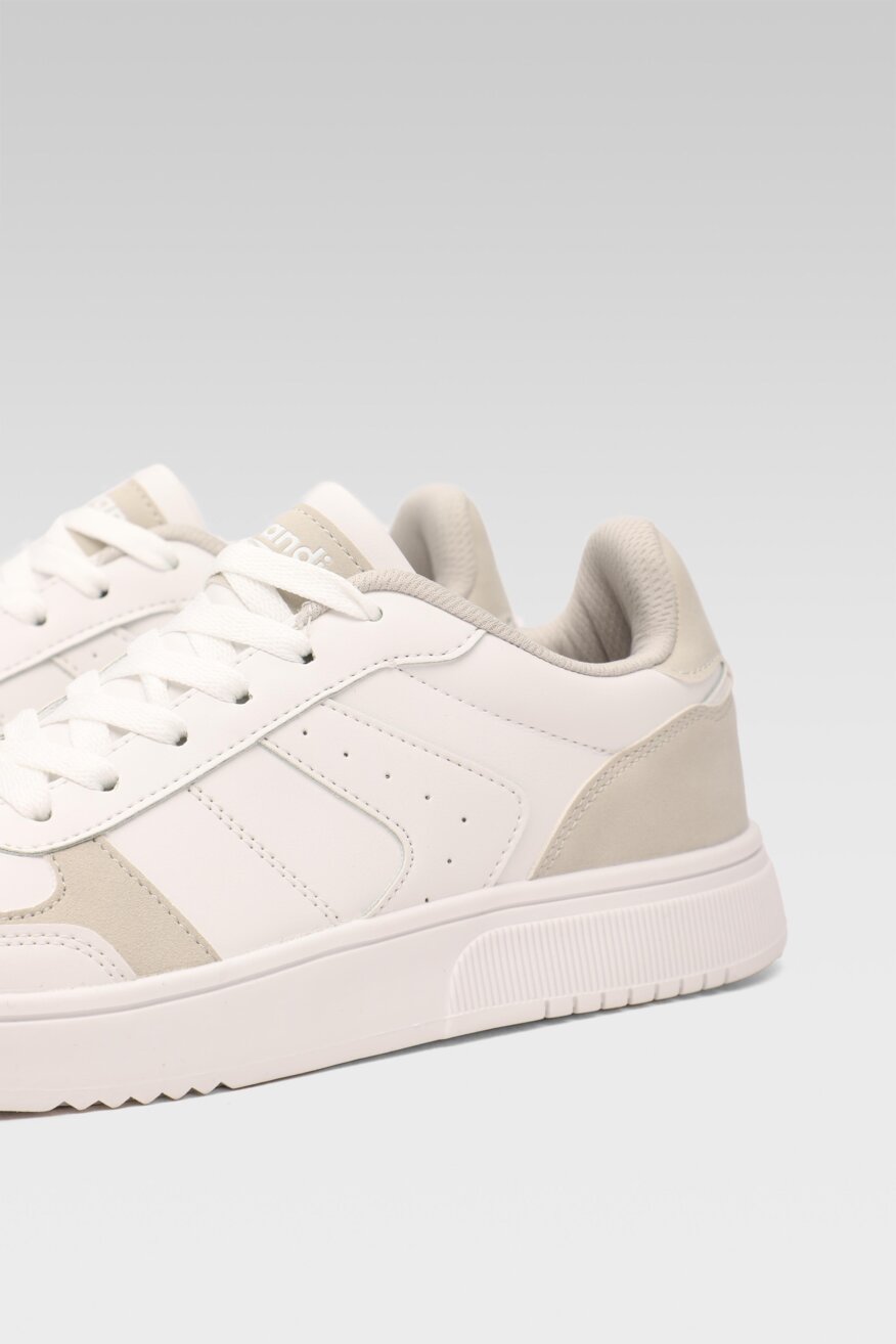 
                Sprandi - Obuwie sportowe pastelowe białe - 5903698395272