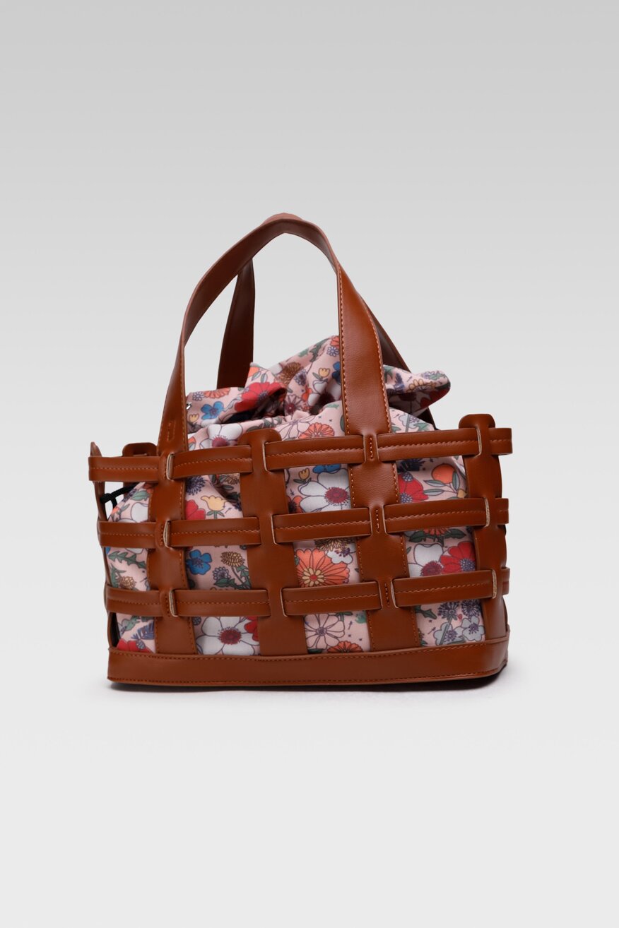 Jenny Fairy - Torebka shopper z printem brązowa - 5904248559274