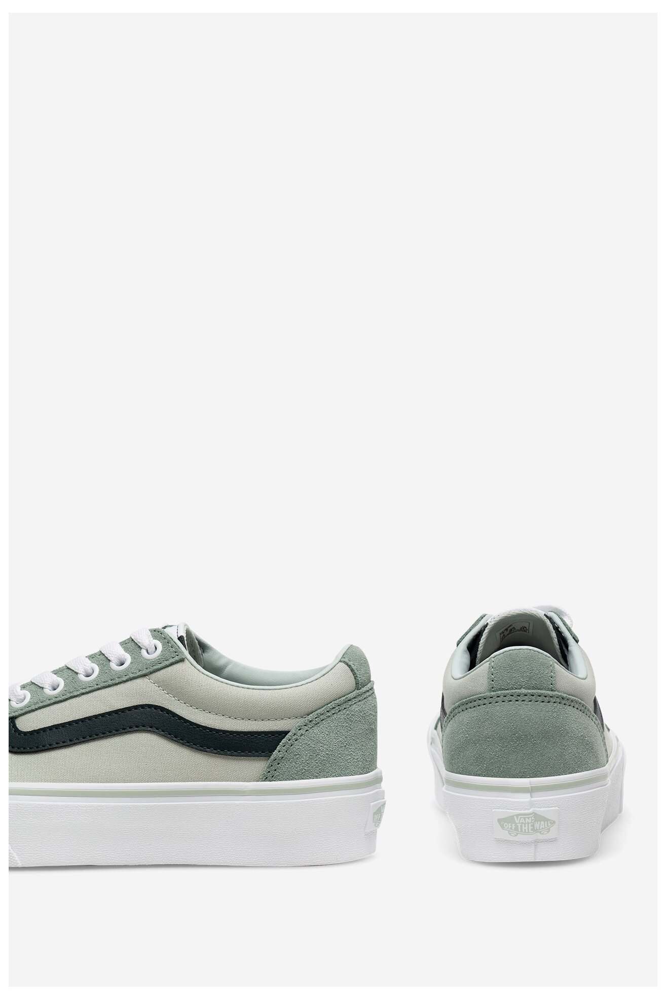 Trampki Vans WARD PL ATFORM VN0A3TLCBHJ1 Zielony
