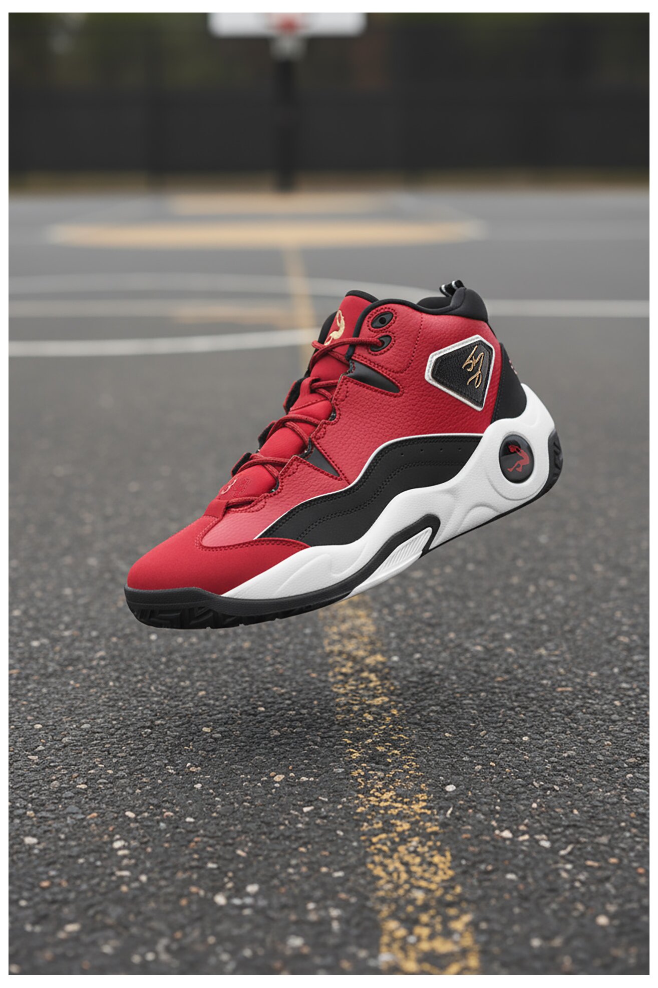 Sportcipő SHAQ EOSS-H.O.F AQ95027M-RZ PIROS