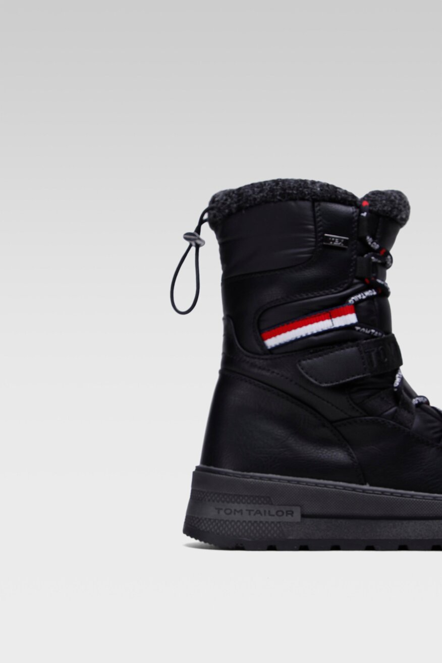 
                Csizma Tom Tailor FEKETE - 5904248089634