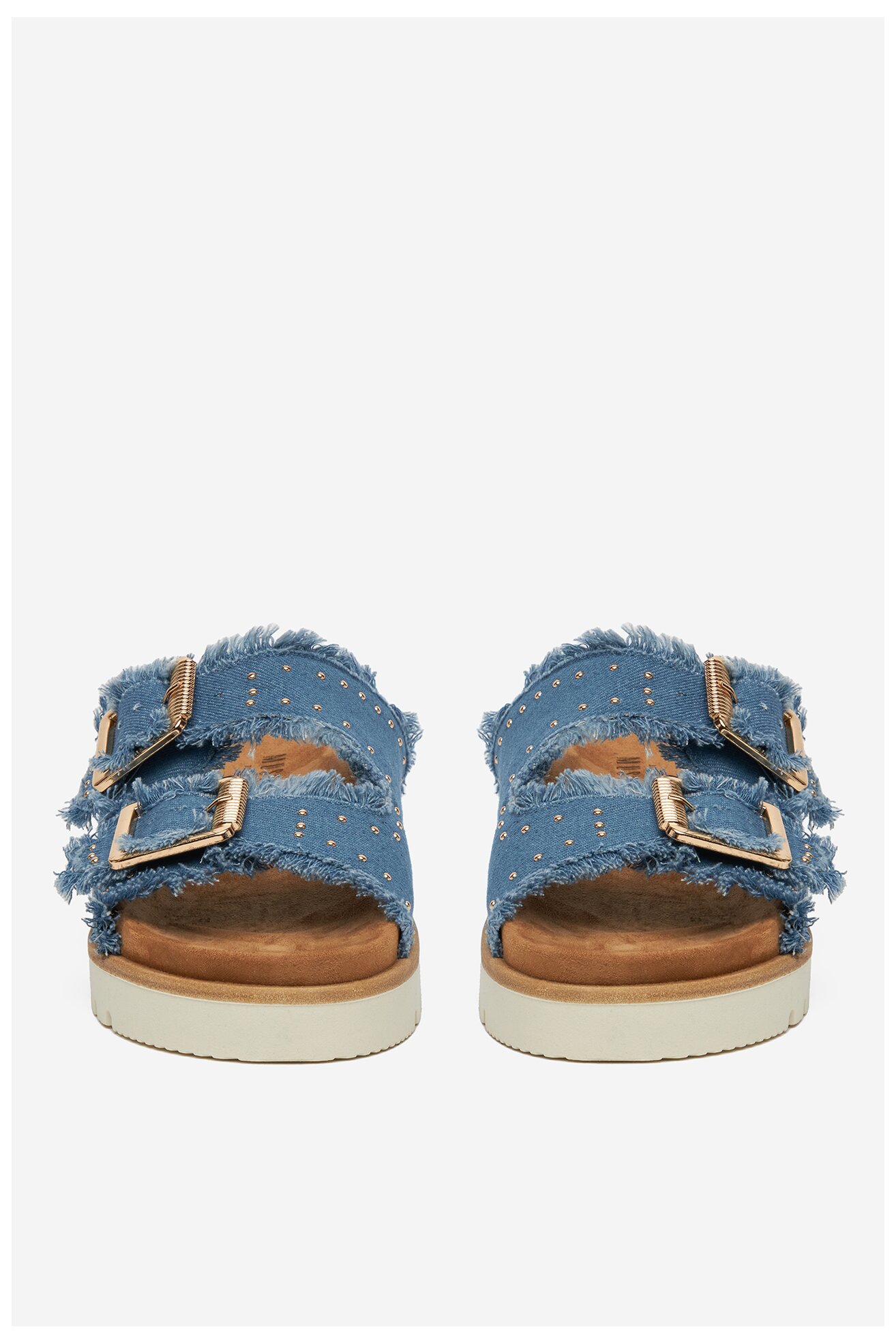 Klapki Mustang 1461-708 Jeansowy