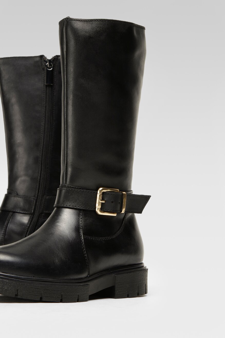 
                Lasocki Young - Kozaki skórzane ocieplane - 5904862275079