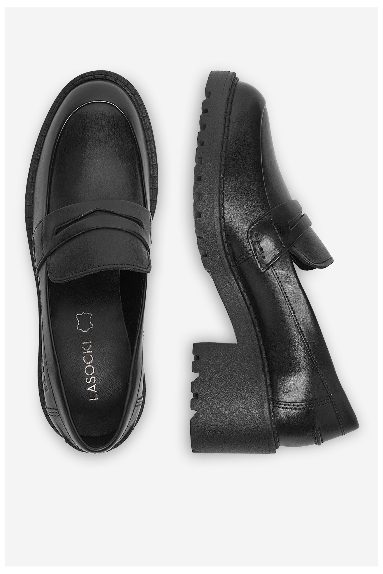 Mokaszin Lasocki CEO-WB-RONA-33 FEKETE