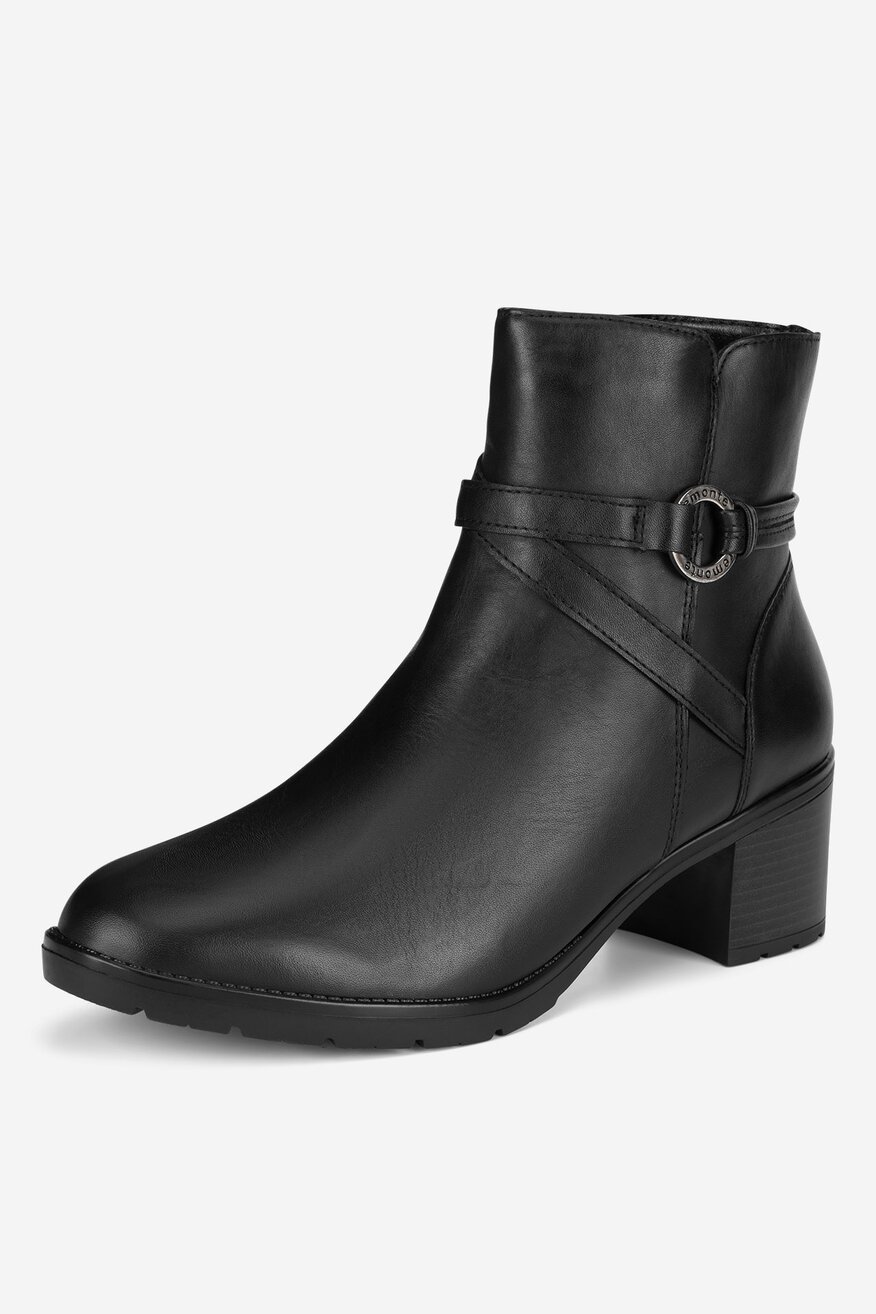 
                Remonte - Botki skórzane ocieplane - 2230068915178