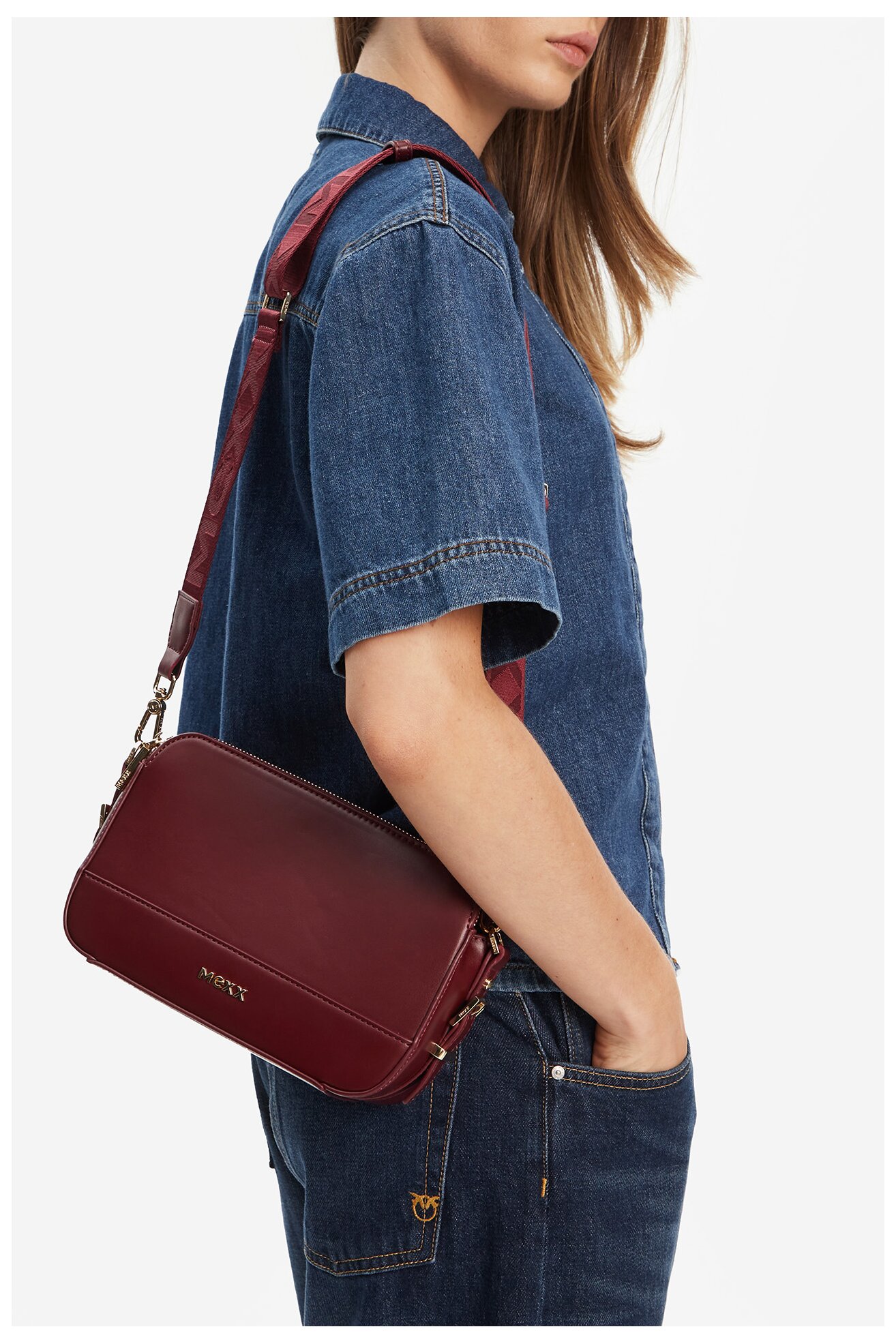 Kézitáska Mexx CEO-MEXX-S-001-08 BORDÓ