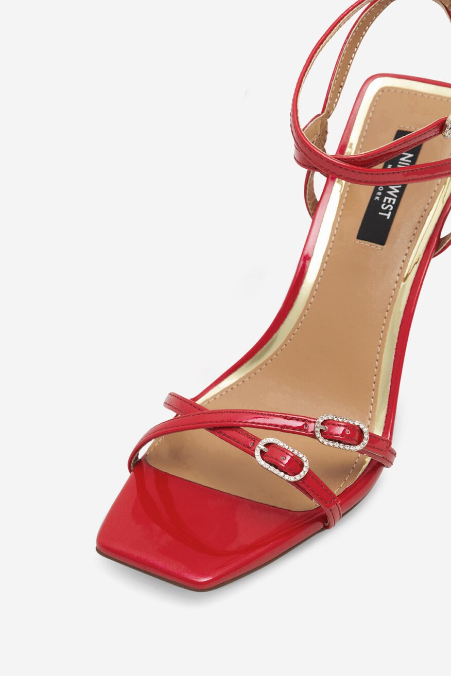 Sandály NINE WEST ČERVENÁ - 5905588473619