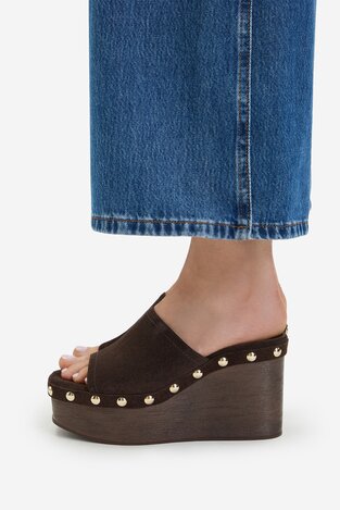 Шльопанець Gino Rossi EO-LZRL1347-2 ТЕМНО-КОРИЧНЕВИЙ