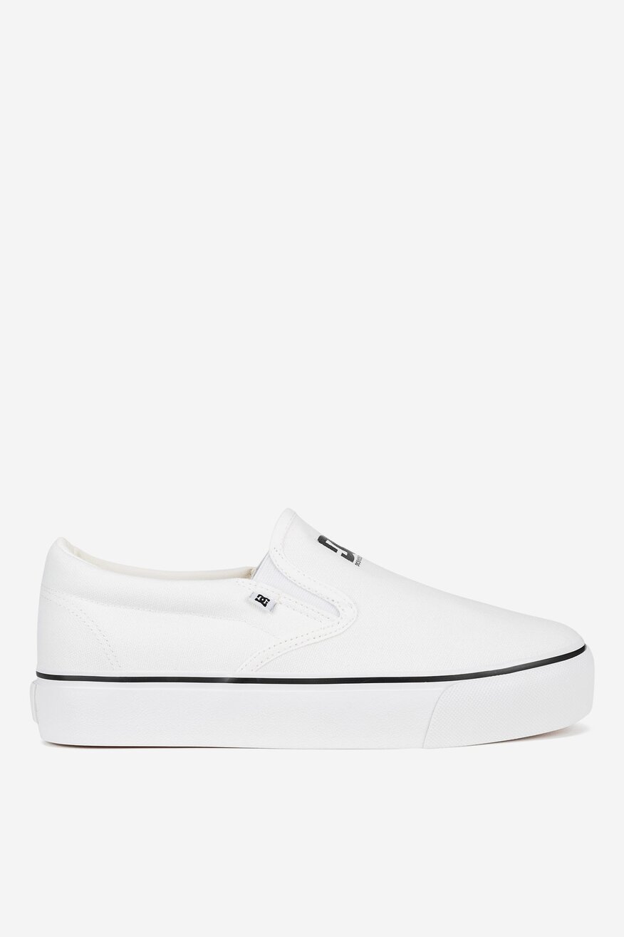 Plátěná obuv DC Shoes BÍLÁ - 5903698019642