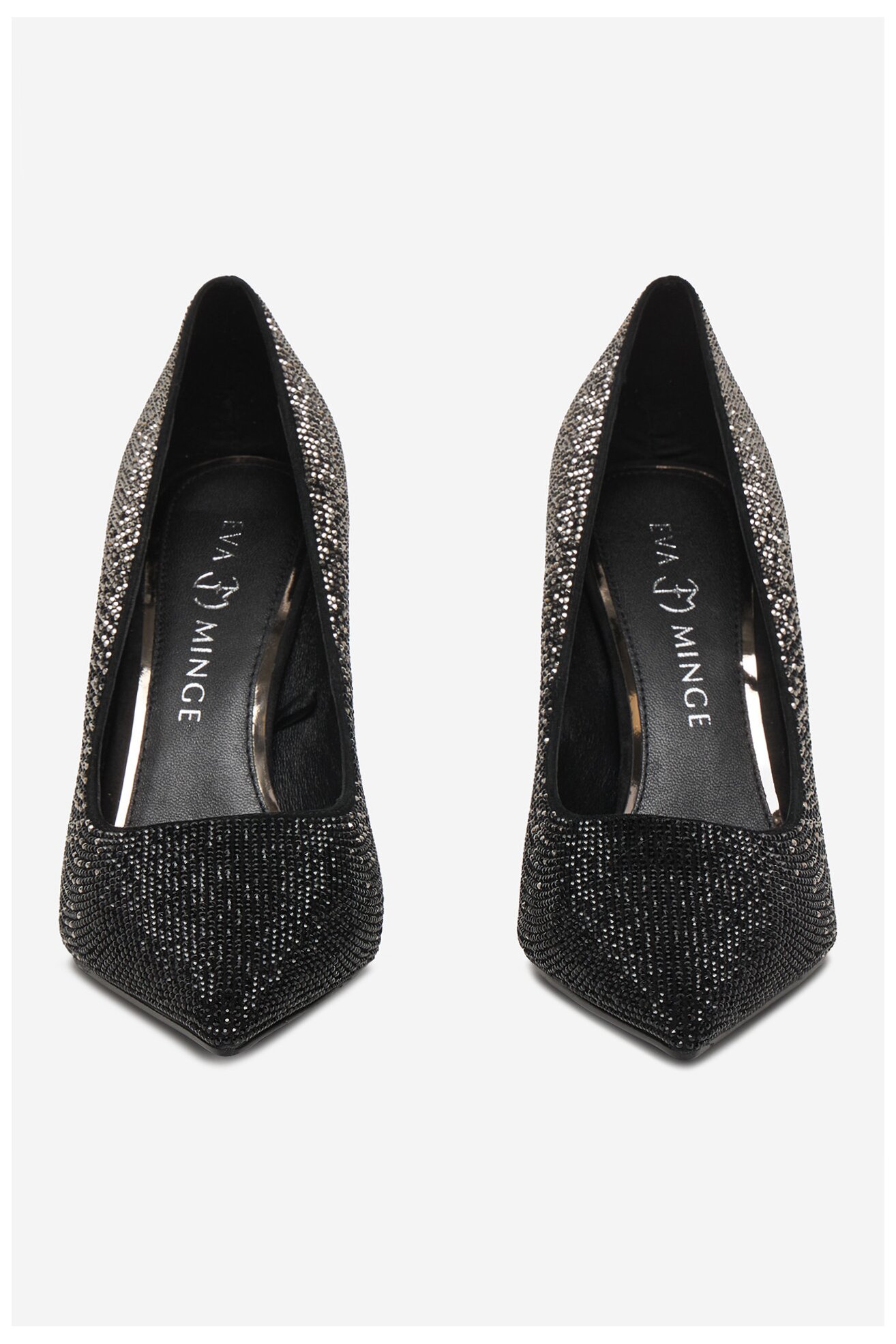 Czółenka EVA MINGE EO-LUISA-LT9058-8 Czarny